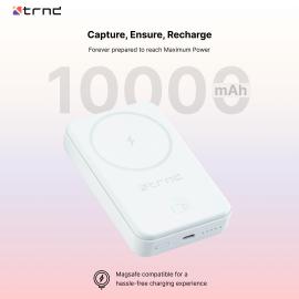 Magz Duo 2-in-1 Magnetic Wireless Power Bank - 10,000 mAh White